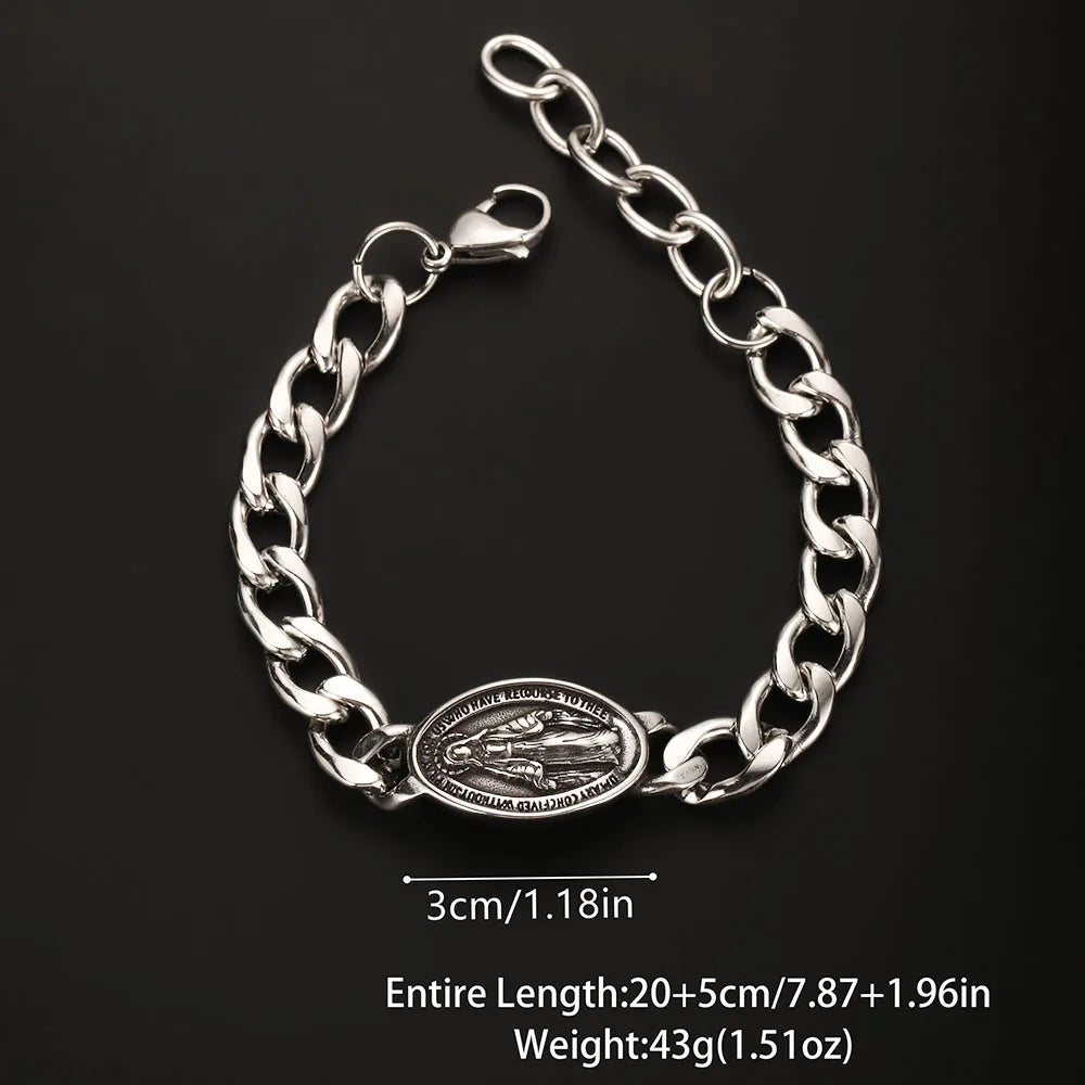 Virgin Mary Vintage Style Bracelet