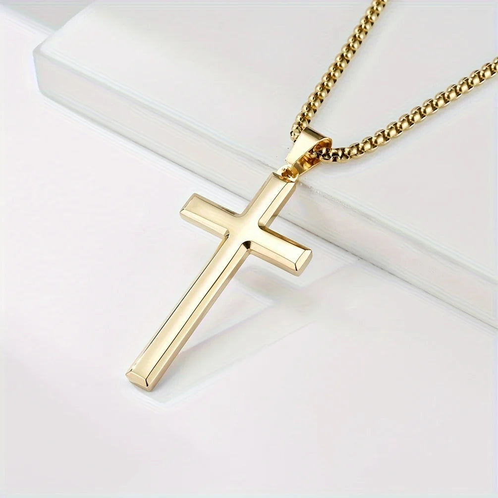 Minimalist Cross Prayer Necklace