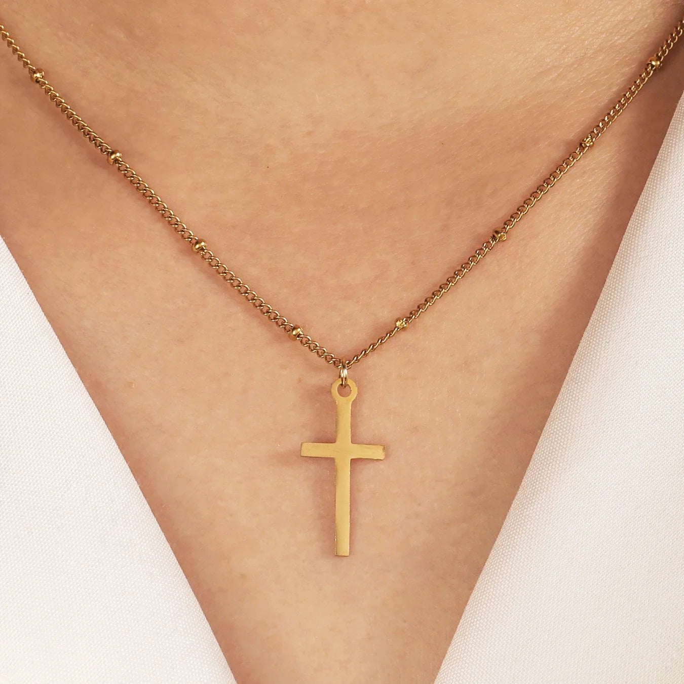 Elegant Cross Necklace