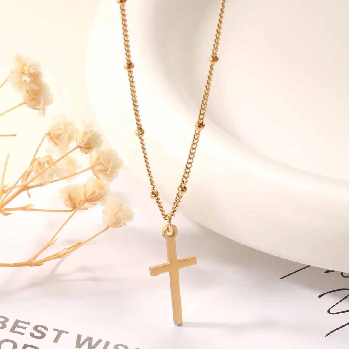 Elegant Cross Necklace