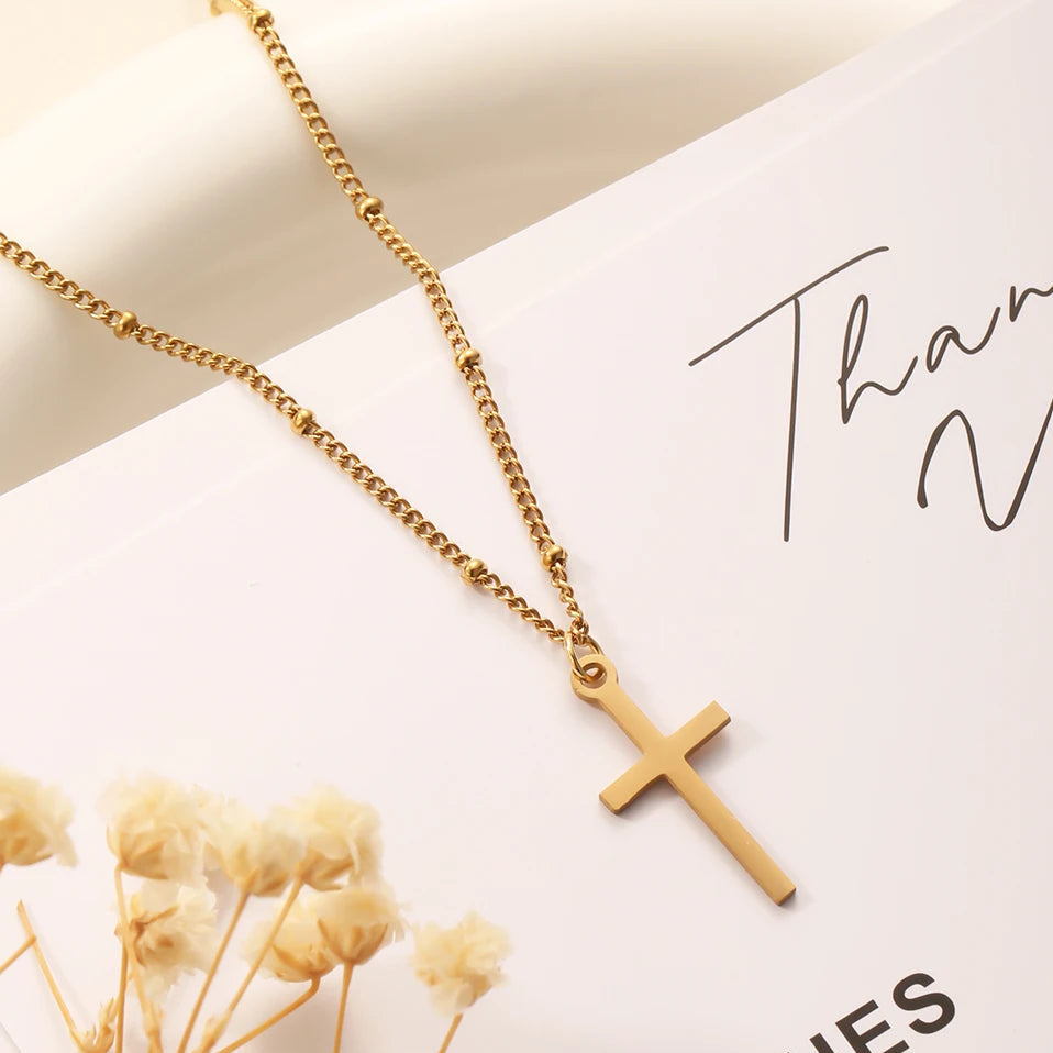 Elegant Cross Necklace