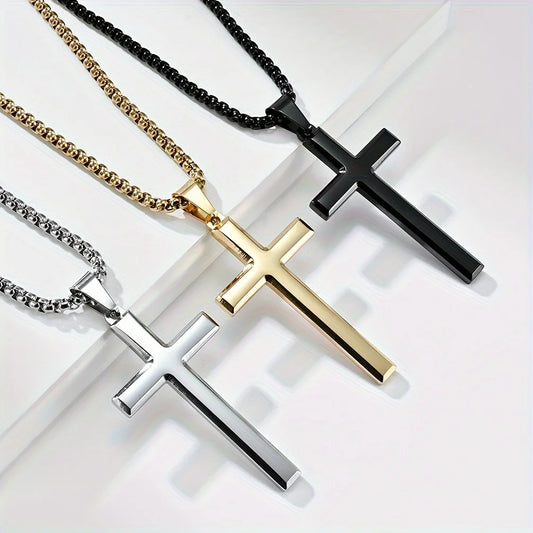 Minimalist Cross Prayer Necklace